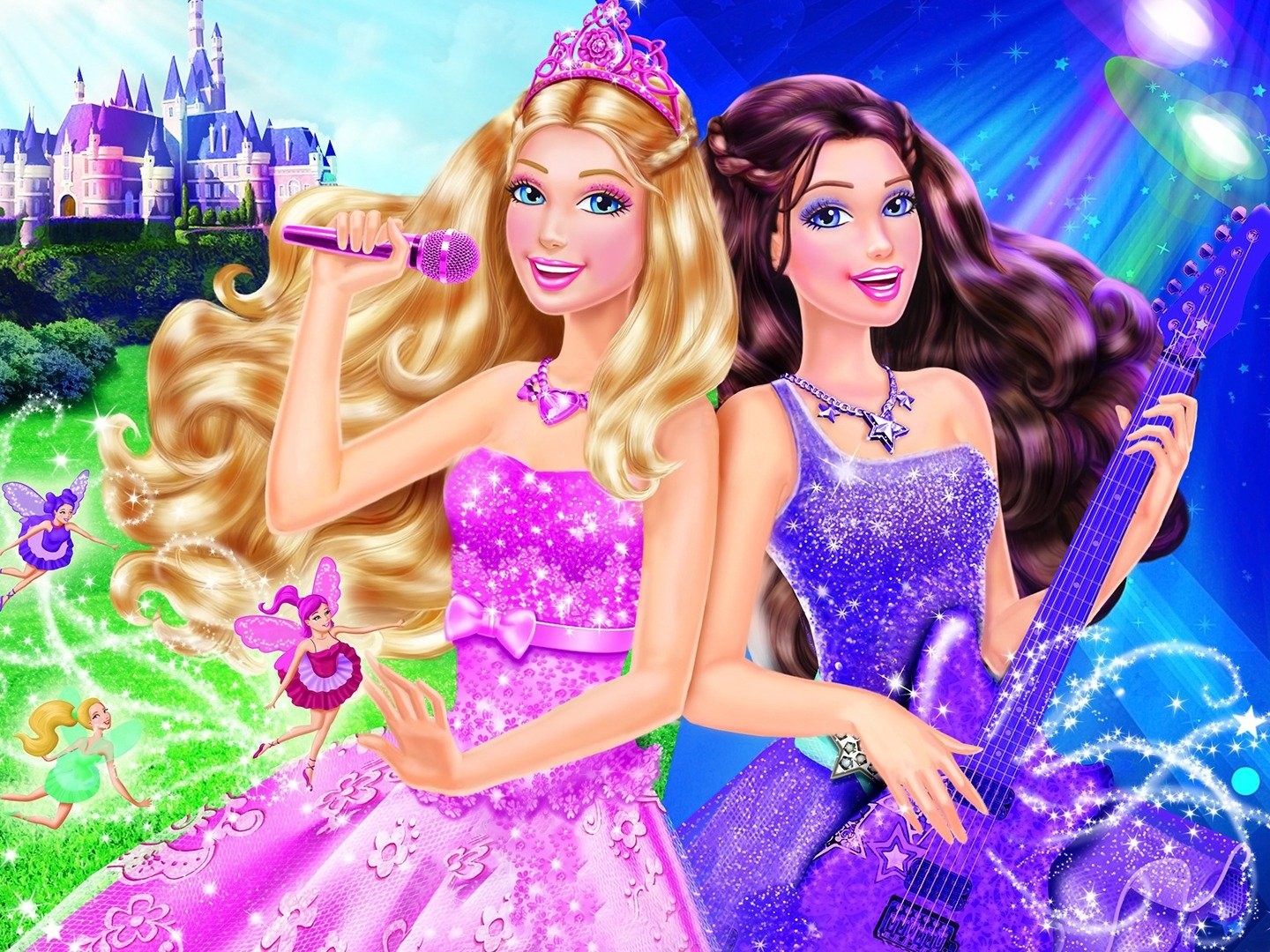 barbie and the princess and the popstar